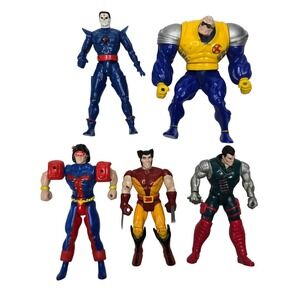 Vintage Toy Biz X-Men Action Figure Lot Marvel Wolverine Strong Warpath Forge